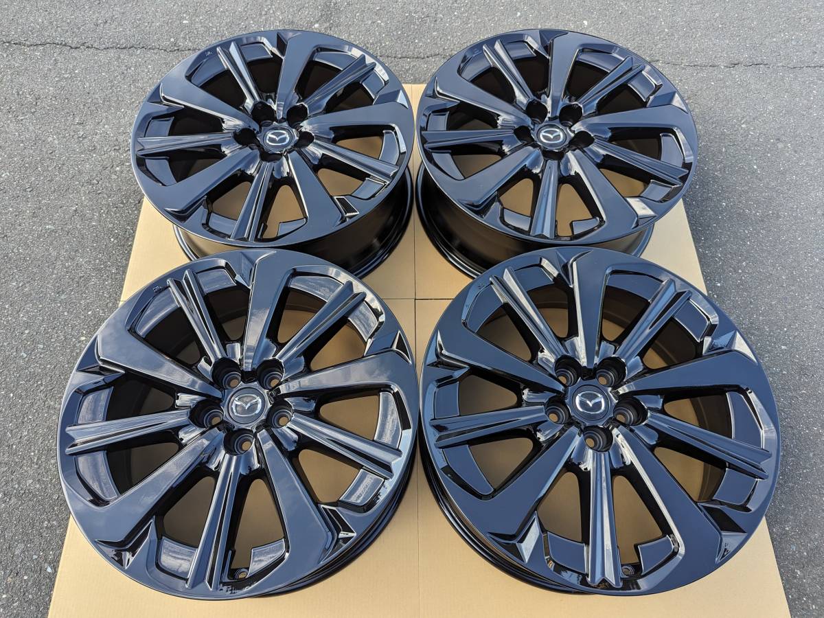 美品 マツダ CX-60 エクスクルーシブ 純正 20インチ 7.5J ＋45 PCD114