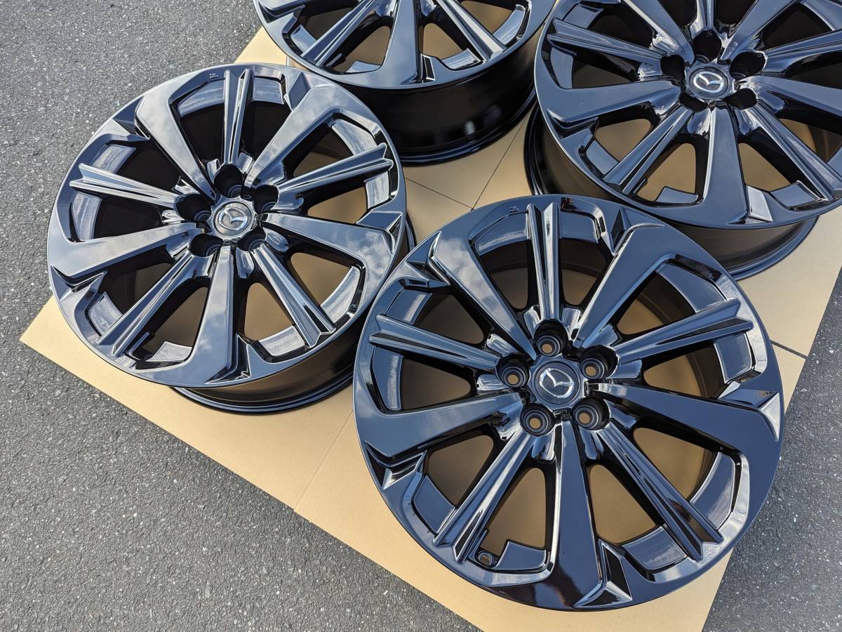 美品 マツダ CX-60 エクスクルーシブ 純正 20インチ 7.5J ＋45 PCD114