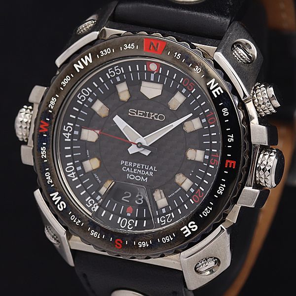 SEIKO パーペチュアルカレンダー セイコー 100M Yahoo!オークション 