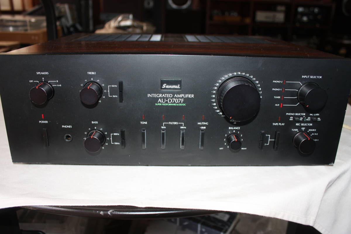 SANSUI AU-D707F　　プリメインアンプ　動作品_1