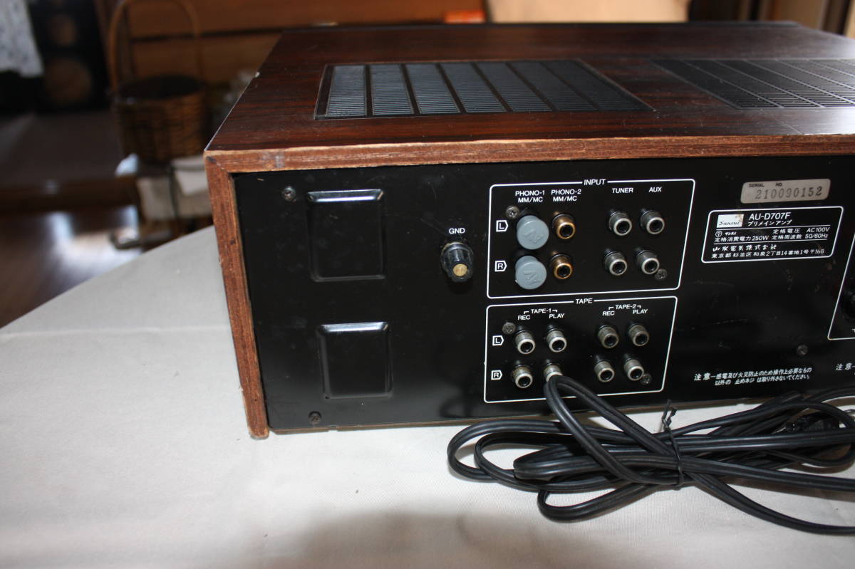 SANSUI AU-D707F　　プリメインアンプ　動作品_6