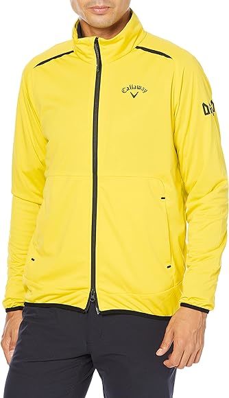 極美品★Callaway キャロウェイ 防風/撥水/透湿 裏地付 スターストレッチ ウィンドブレーカー 3L