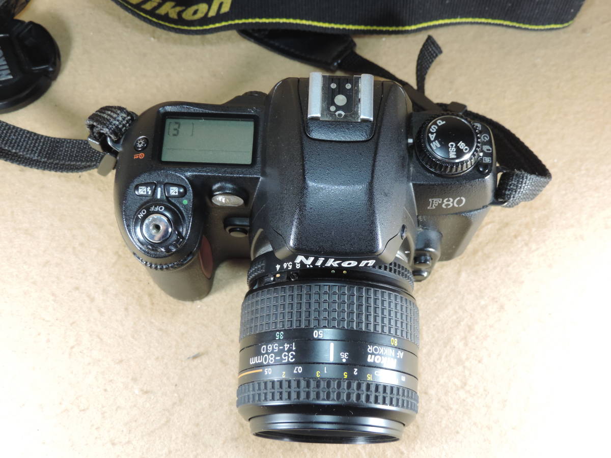 【夢オク】ニコン Nikon F80カメラ 　AF NIKKOR 35-80mmF4-5.6Dズームレンズ　一眼レフカメラ　美品　コレクション放出