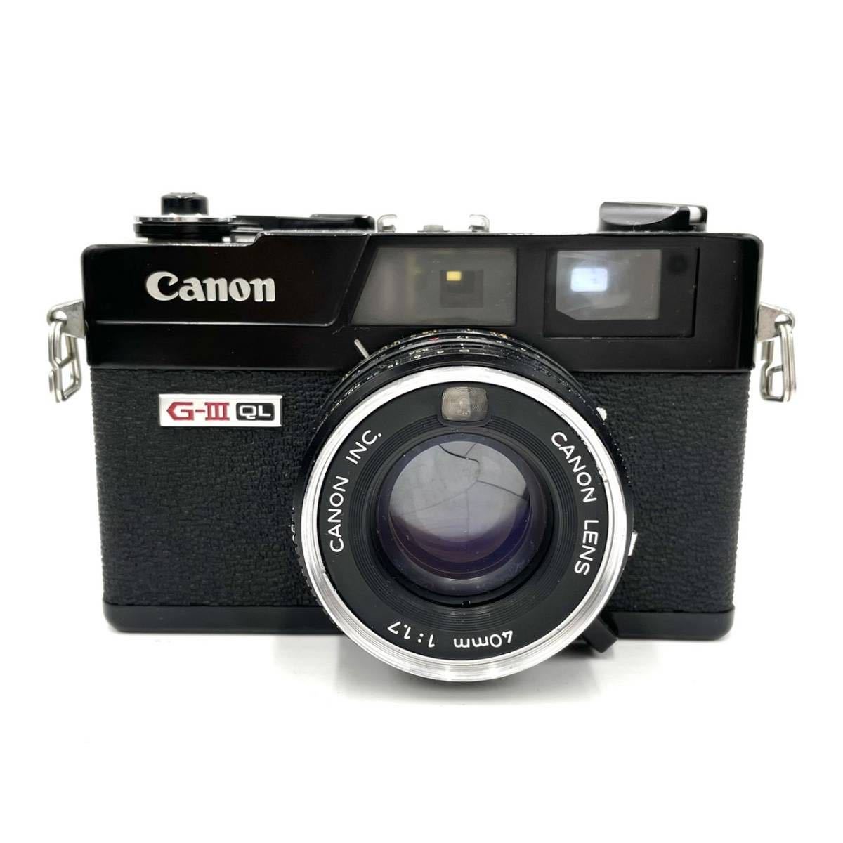 1円～ 動作品 Canon Canonet QL17 キャノネットQL17 GIII 黒 ブラック G3 BLACK
