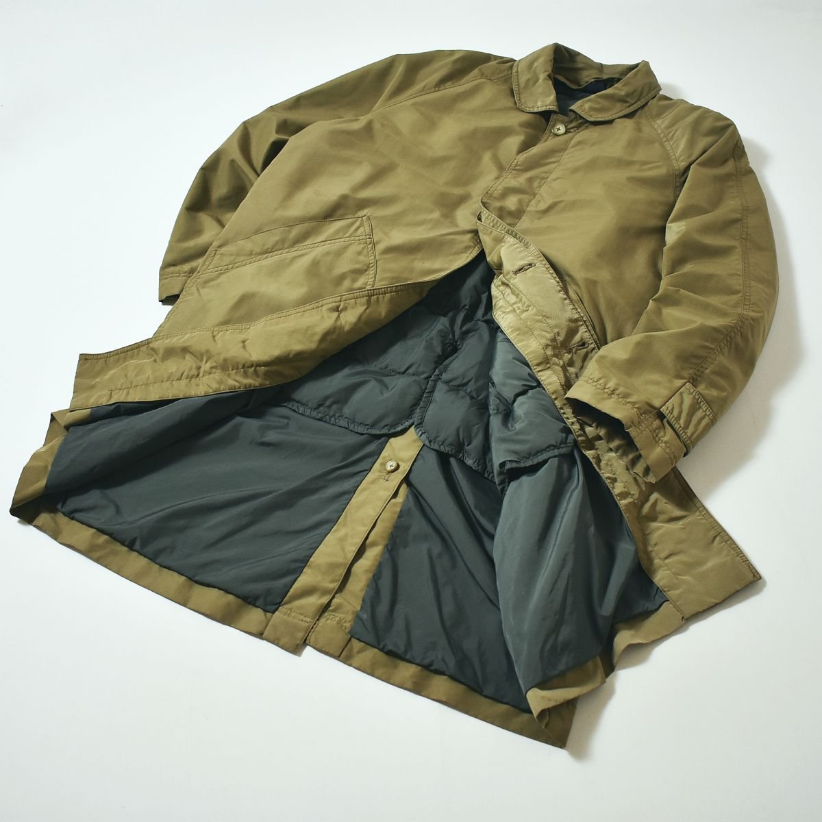 ☆ダウン ライナー付き モンベル mont-bell 2way ナイロン オーバー 