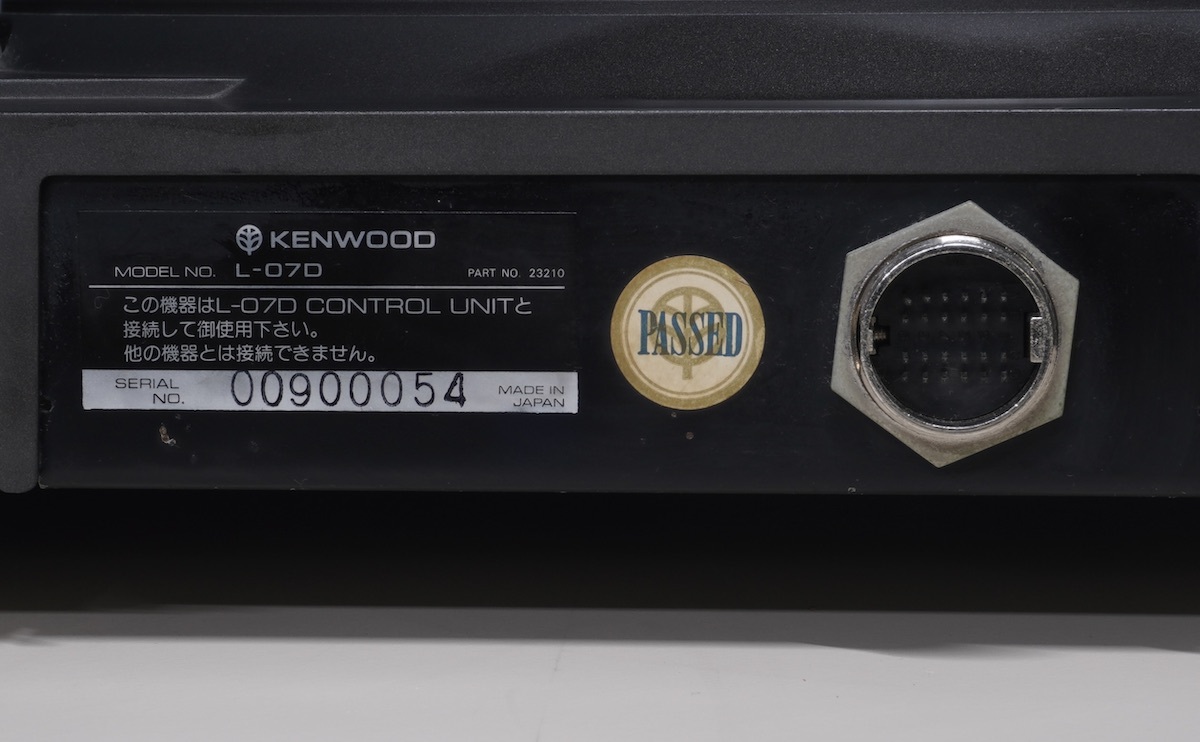 現状品 ケンウッド KENWOOD L-07D ターンテーブル アース線断線 ∝CC0216 L-07D KENWOOD - (ターンテーブル) の @47473｜中古