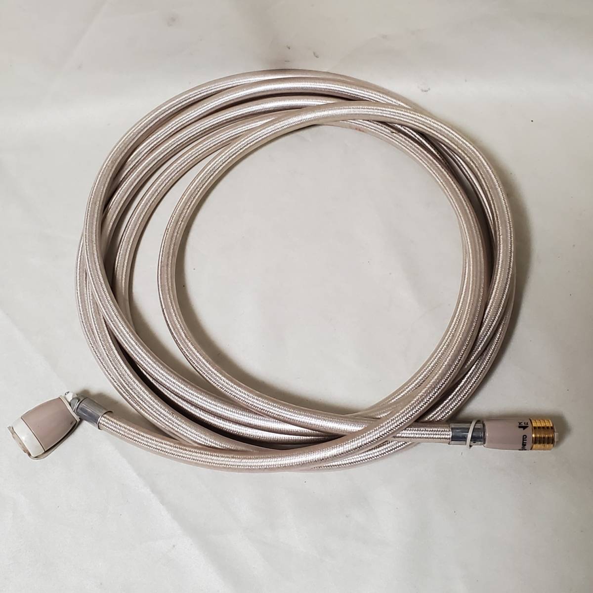 都市ガスホース ファンヒーター 自在L型　12A 13A 5ｍ　綺麗