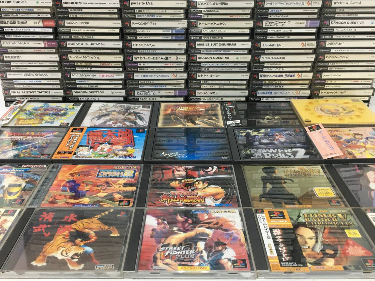 ★☆Y661 PS プレステ ソフト 300本 まとめ売り トワイライトシンドローム 再会 桃太郎伝説 ストリートファイターEX2PLUS ロックマンDASH2