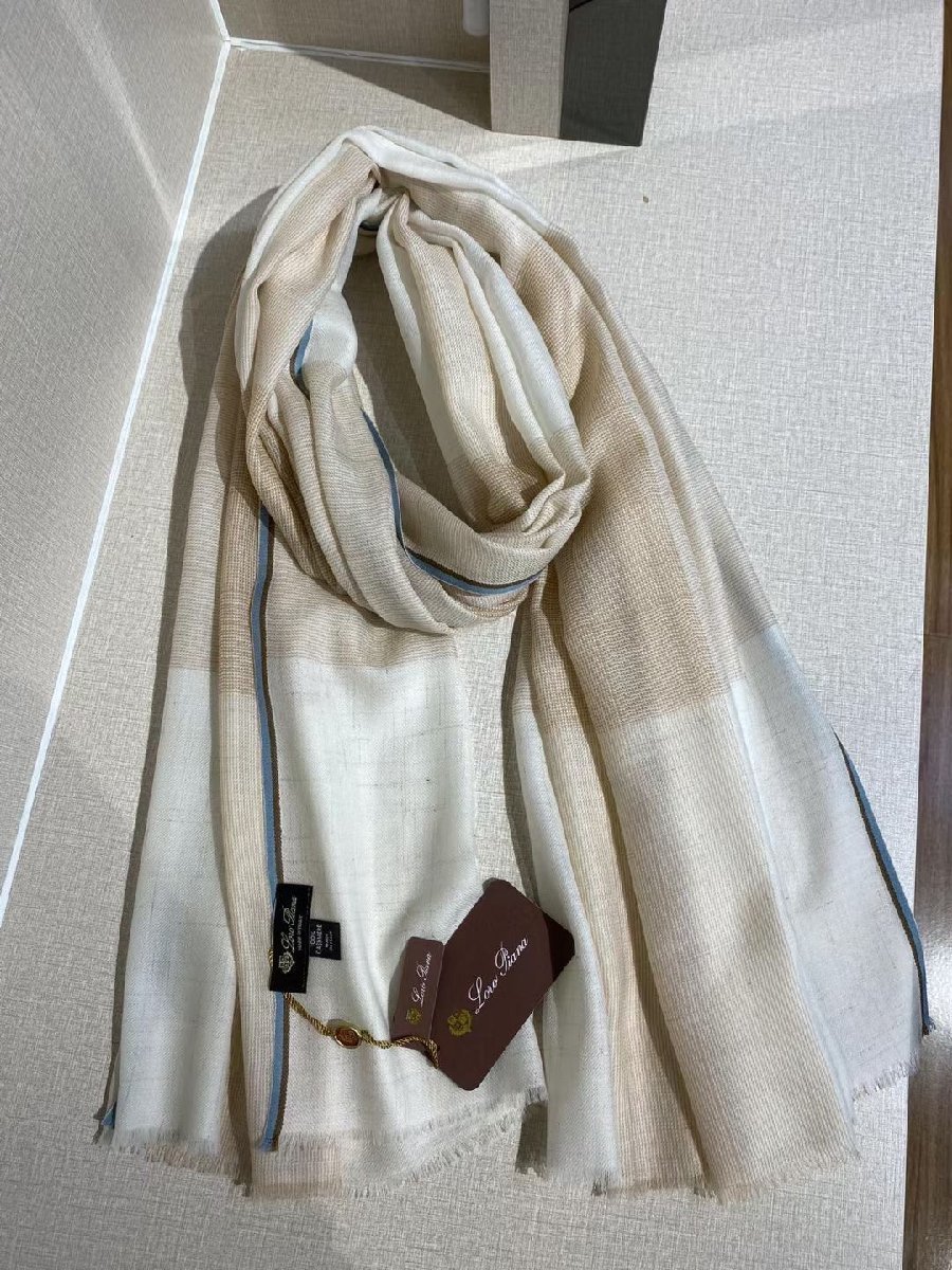 ロロピアーナ マフラー 未使用 おしゃれ Loro Piana イタリア