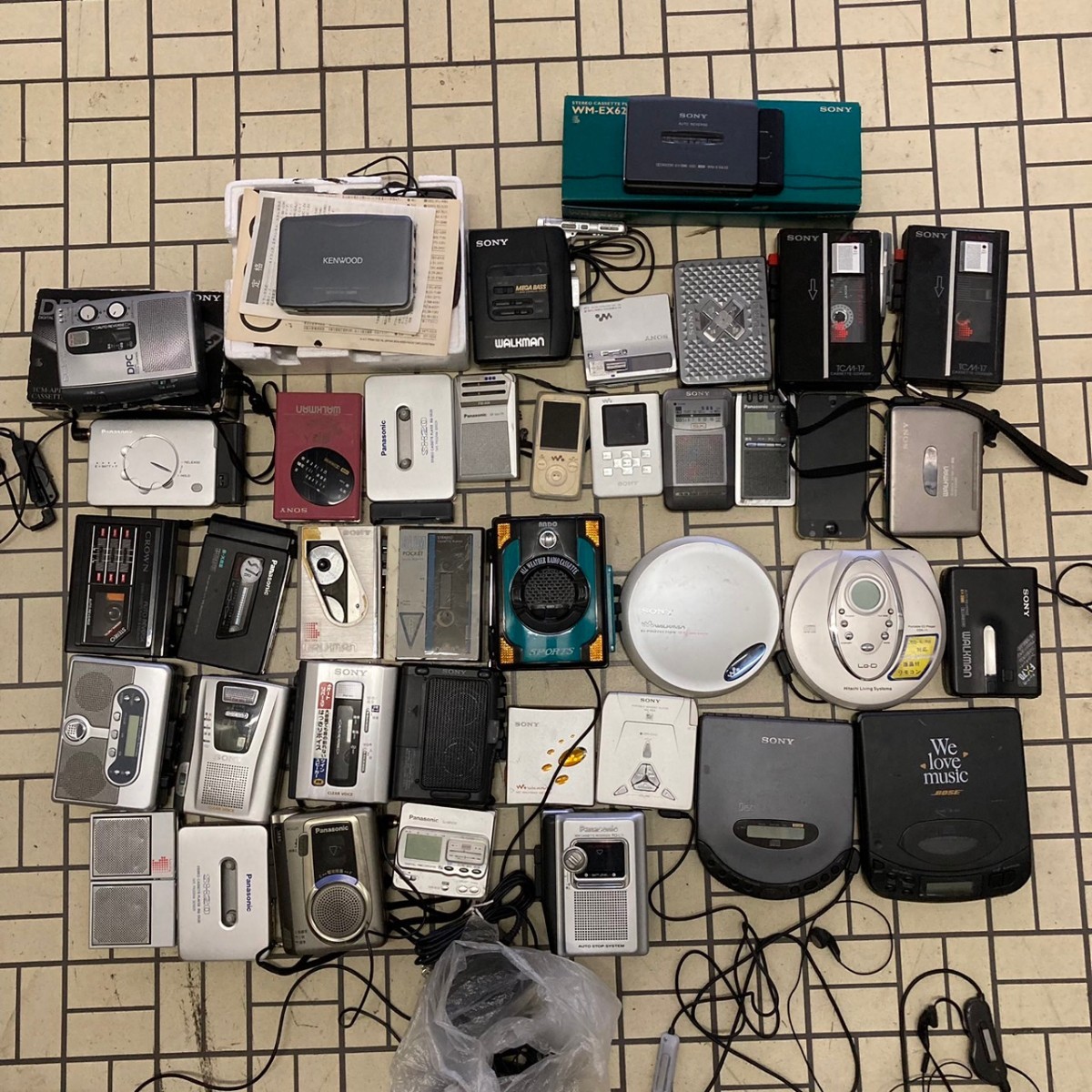 SONY・Panasonic オーディオ機器まとめ売りセット 大量 39台 SONY ソニー パナソニック ケンウッド など カセット