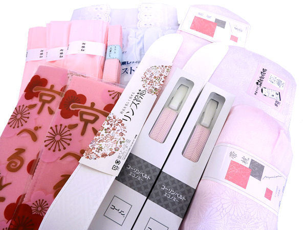 人気，低価 着物美人 着物スリップ 肌着 LL 2L 足袋 帯板 後板 帯枕 伊達締め 腰紐 コーリンベルト 衿芯 三重紐 振袖用 着付け小物14点set K328843(その他)｜売買されたオークション情報、yahooの商品情報をア その他