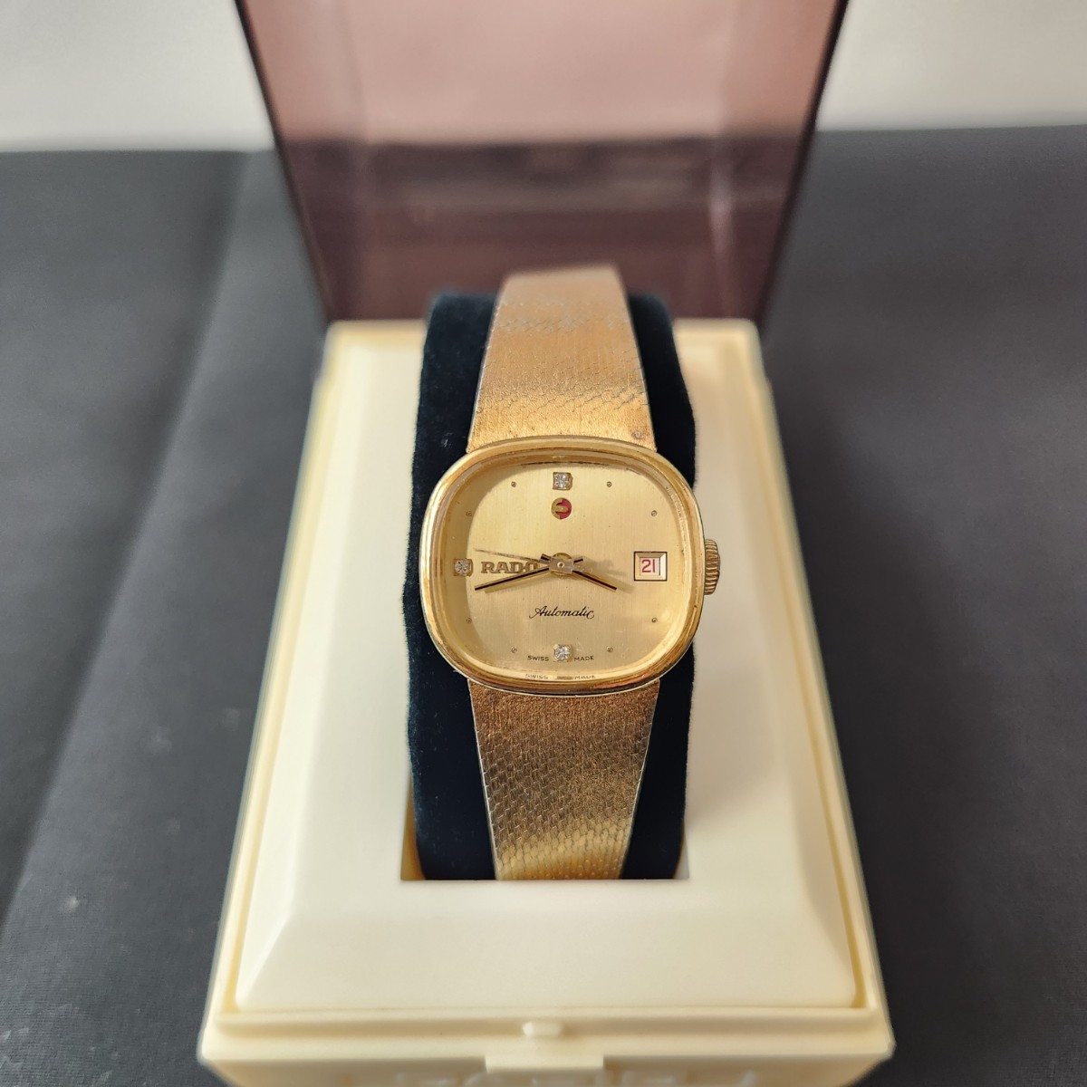 RADO ラドー ゴールド 時計 稼働 腕時計 手巻き - レディース 自動巻き 