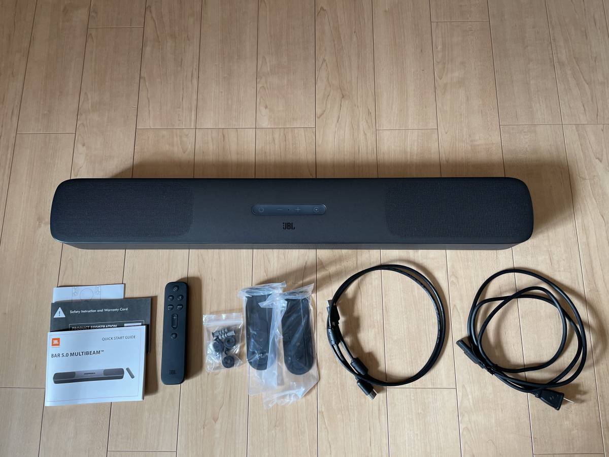 【美品】JBL BAR 5.0 MULTIBEAM サウンドバー付属品完備 5.0 - JBL メルカリ MultiBeam Bar Yahoo!オークション BAR MULTIBEAM