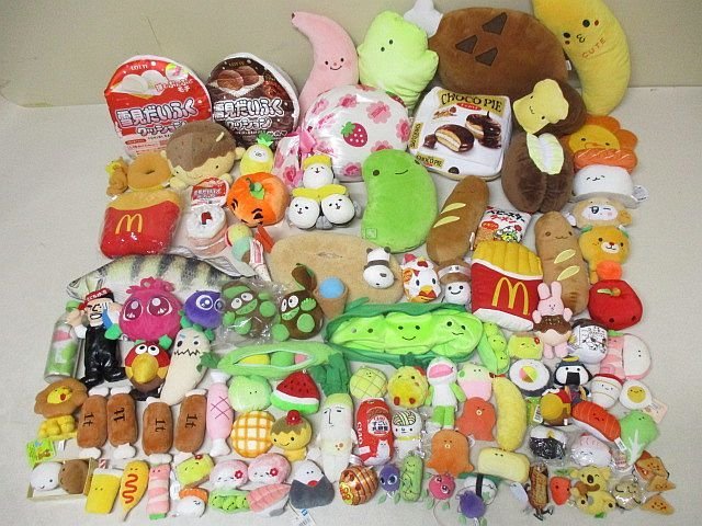 限定セール，定番 O9979L 食べ物ぬいぐるみ/マスコットまとめセット 雪見クッションお寿司デザートマクドゼスプリお菓子パン他(その他)｜売買されたオークション情報、yahooの商品情報をアーカイブ公開 - オー その他