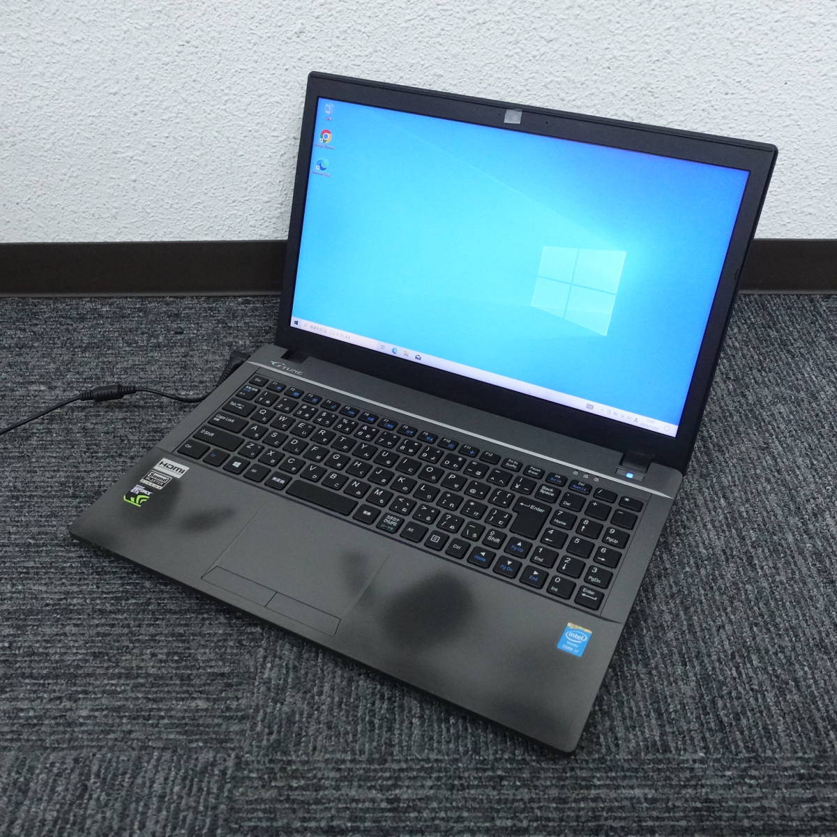 ノートパソコン GTUNE W656SJ ジャンク Intel Core i7-4710MQ CPU@2.50