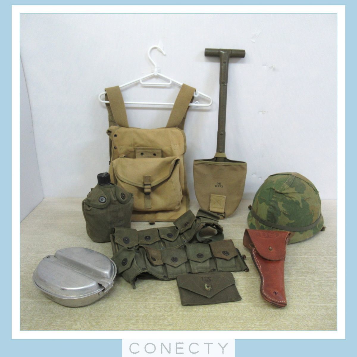  WWII 米軍 陸軍 装備まとめてセット 実物含む M1ガーランド弾帯 BARベルト/ハバーサック M1ヘルメット/アルミキャンティーン 他 S3 S4(個人装備)｜売買されたオークション情報、yahooの商品情報を その他