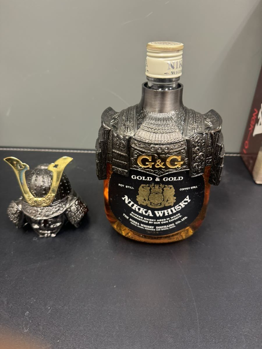 ★NIKKA　G&G　特級　武田信玄　甲冑ボトルキャップ　未開栓 ☆NIKKA G&G 特級 武田信玄 甲冑ボトルキャップ 未開栓 Nikka Whisky