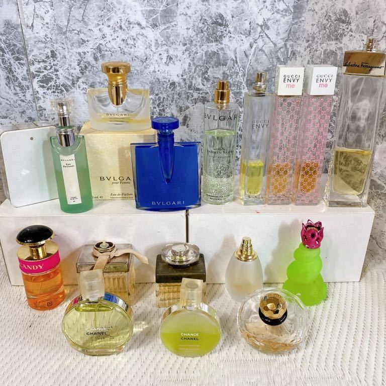 中古香水 シャネル ブルガリ フェラガモ プラダ グッチ チャンス モン