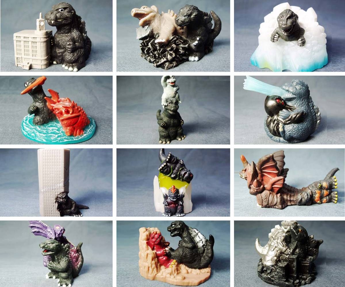 ディフォル名鑑【ゴジラ激闘集!】フィギュア全12種セット ゴジラ激闘集！ ディフォル名鑑シリーズ 全12種 ゴジラ バンダイ