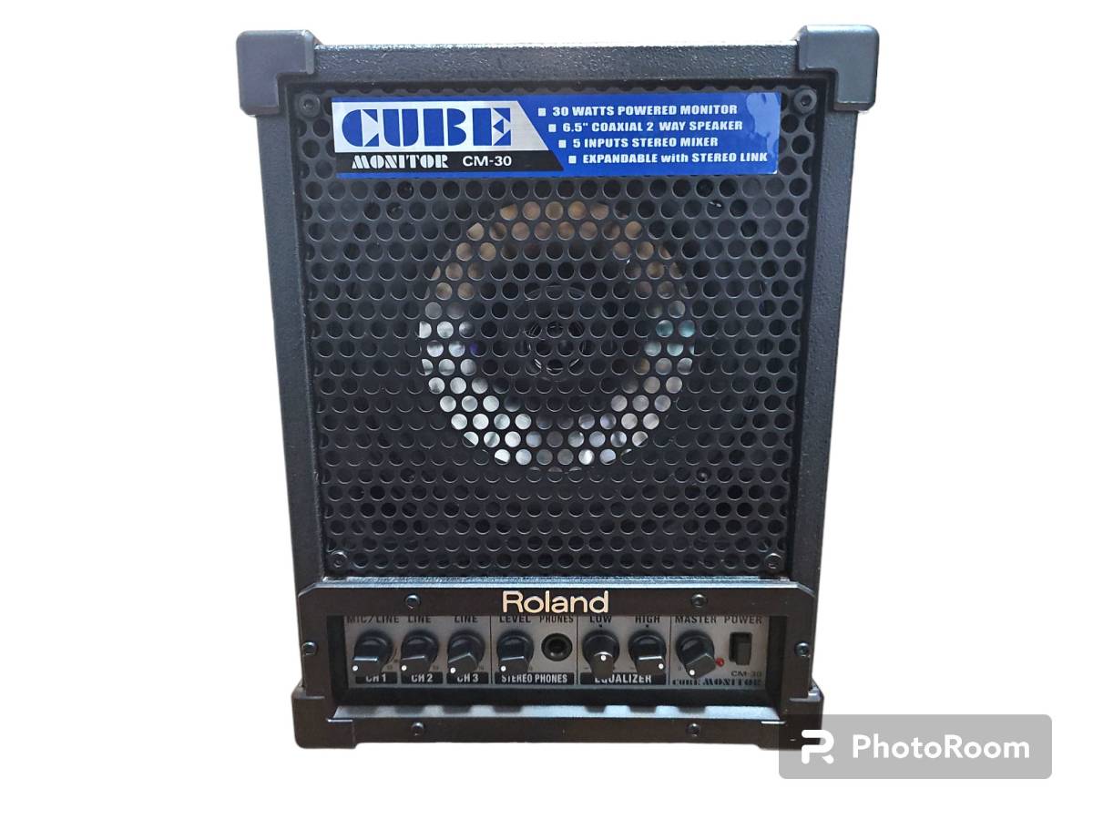 1円 Roland ローランド CUBE Monitor CM-30 キューブ モニターアンプ 