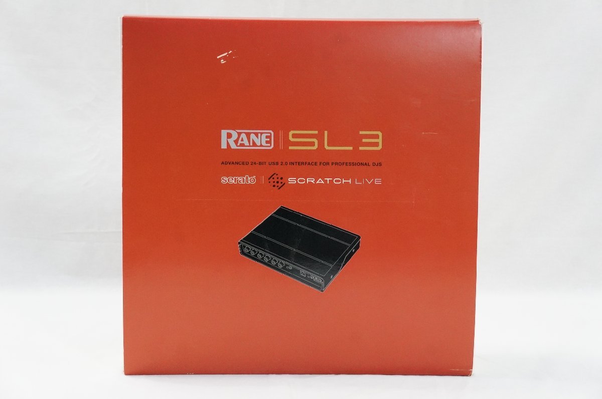 22◇RANE/レーン デジタルDJシステム serato Scratch Live SL3 通電