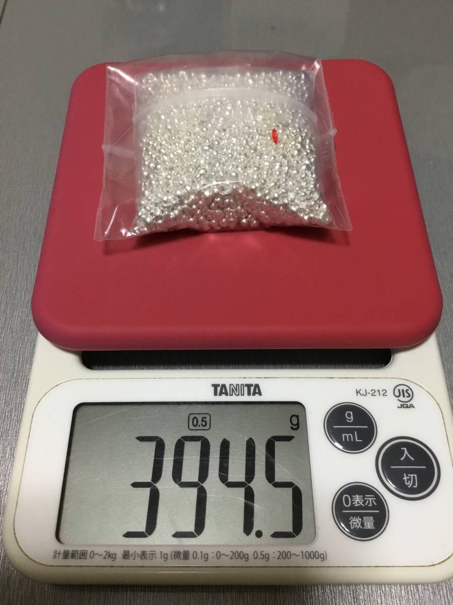 純銀 笹吹き 約392.7g 純度99.9％SILVER 純銀 シルバー 銀 1g 金属・地