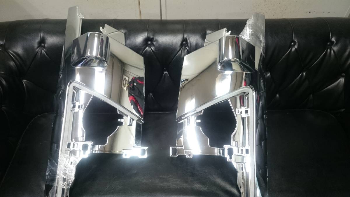お得，定番人気 N 格安売切 ほとんど訳なし いすゞ 07エルフ ハイキャブ用 メッキ コーナーパネル メッキ カバー 付き 前期 後期(その他)｜売買されたオークション情報、yahooの商品情報をアーカイブ公開 - オ 外装
