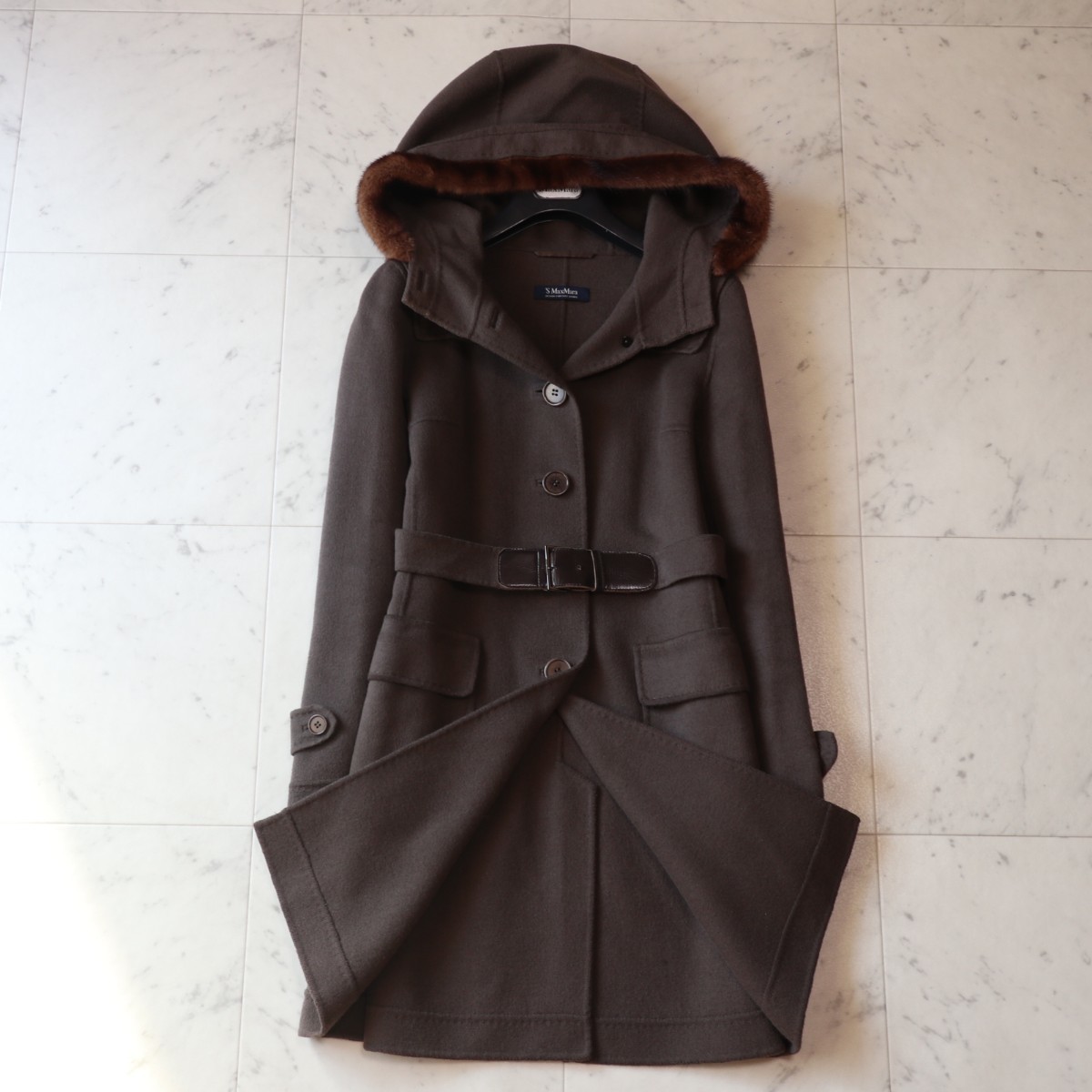 マックスマーラ Max Mara☆クチアートアマーノ☆ウール&アンゴラ☆1枚 