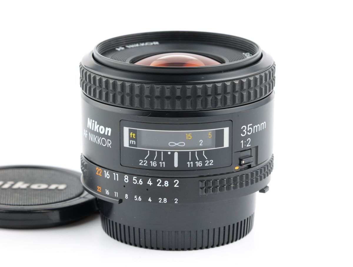 03378cmrk Nikon AF NIKKOR 35mm F2 単焦点 広角レンズ Fマウント