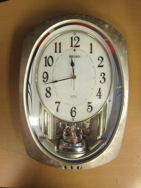 SEIKO AM247P 壁掛け時計 電波時計 セイコー(アナログ)｜売買された