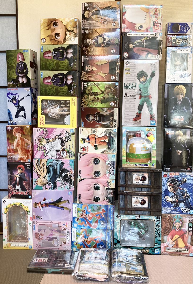 新品 フィギュア 鬼滅の刃 ヒロアカ ワンピース クラピカ カービィ 一花 幽遊白書 ウタ アーニャ モンハン グッズ 一番くじ デク パワー