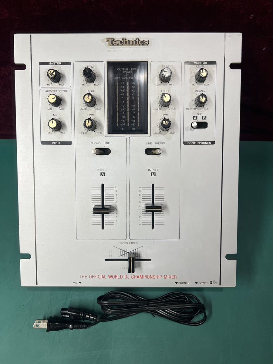 Technics テクニクス SH-DJ1200 DJミキサー オーディオミキサー 電源コード付き　音出しOK (100s)