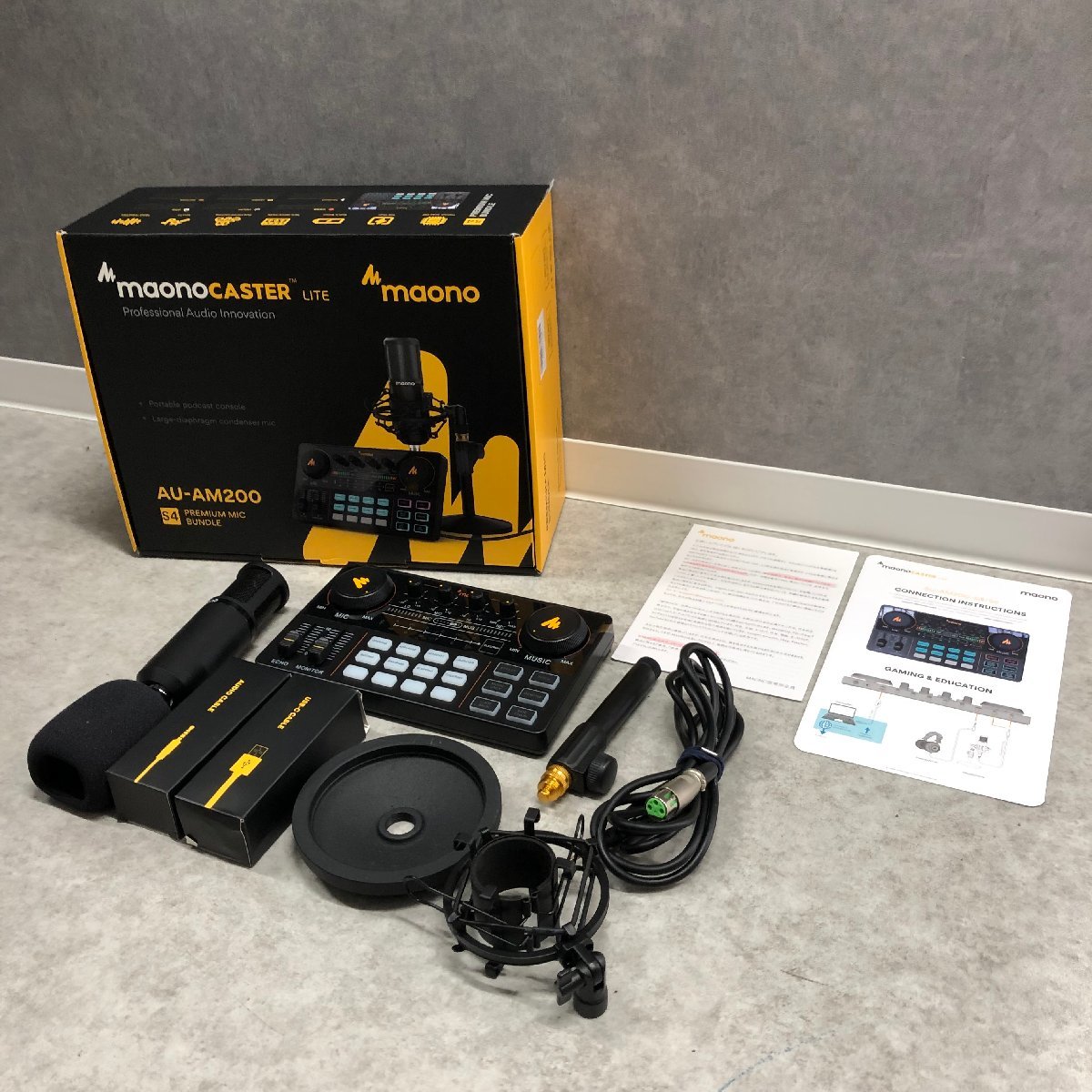 ◎J840 Maoro オーディオミキサー Mixer AU-AM200-S4 25mmラージ
