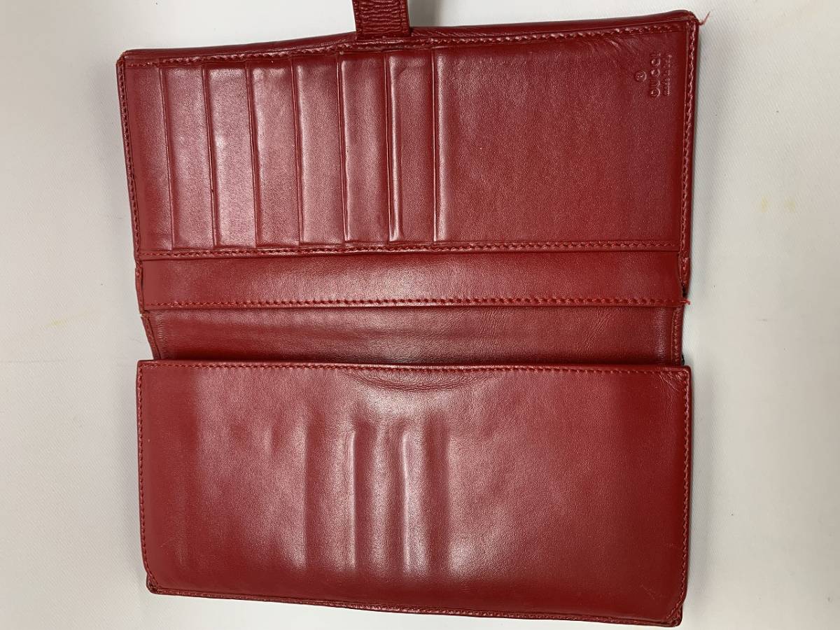 グッチ GUCCI 長財布 ジャッキー，GG柄 ジャガード×レザー ベージュ 