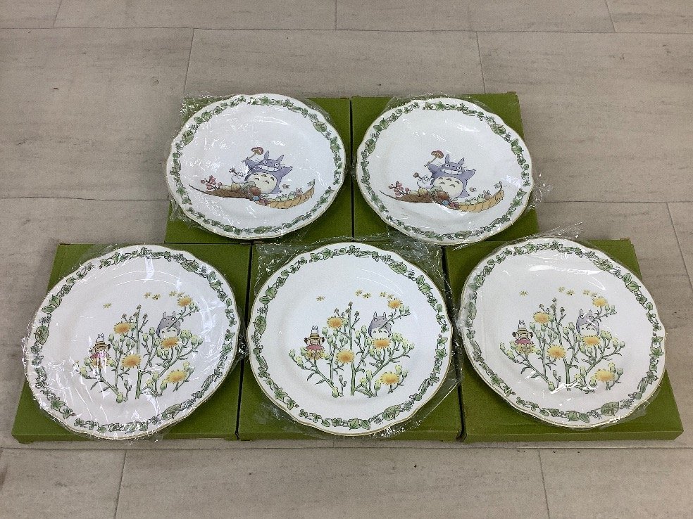 となりのトトロ ノリタケ 21cm サラダ皿 5枚セット ノリタケ ジブリ