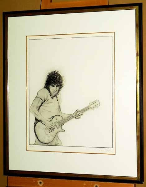 1円～＊ ロンウッド「SELF PORTRAIT(RON)」直筆サイン入 限定銅