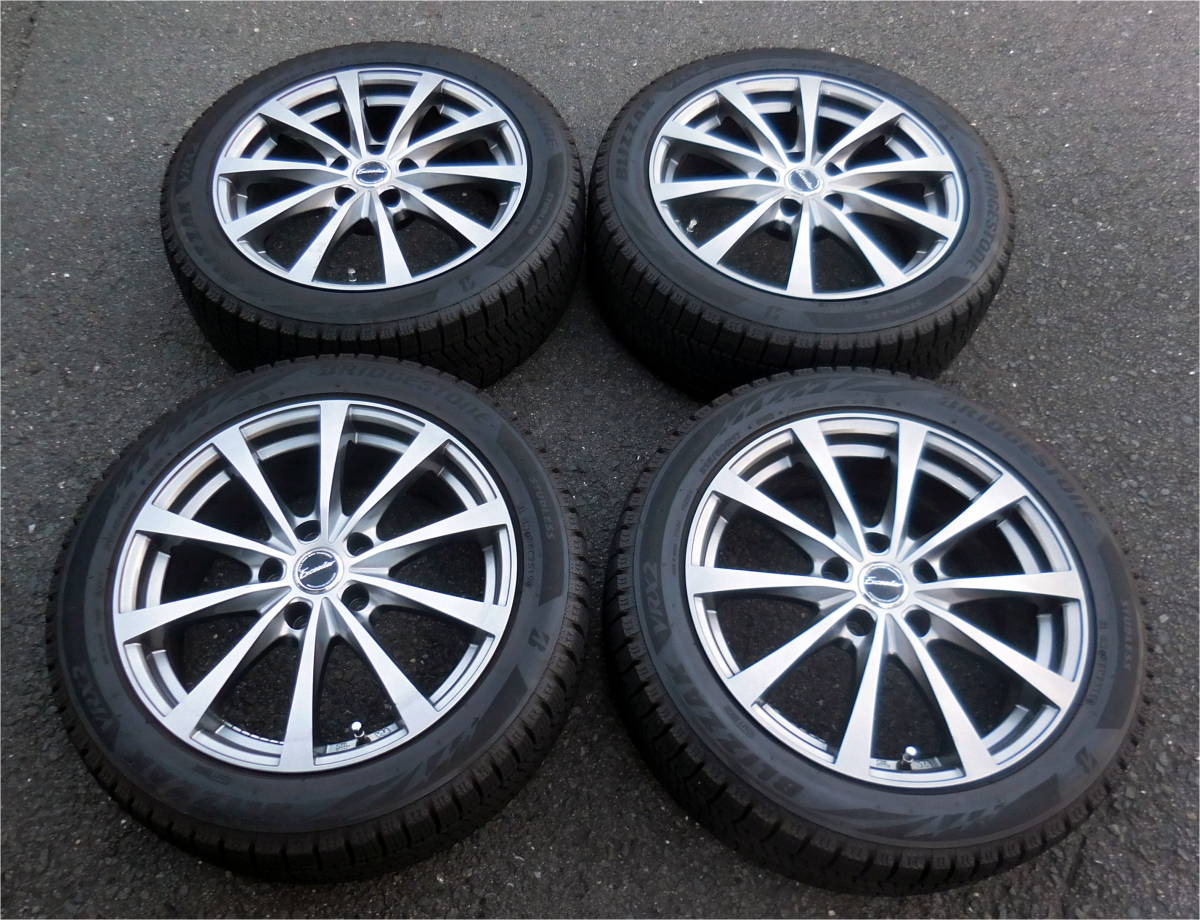 ◇バリ山 9mm超◇ブリヂストン VRX2 215/50R17 17×7J (38) 5H 114.3