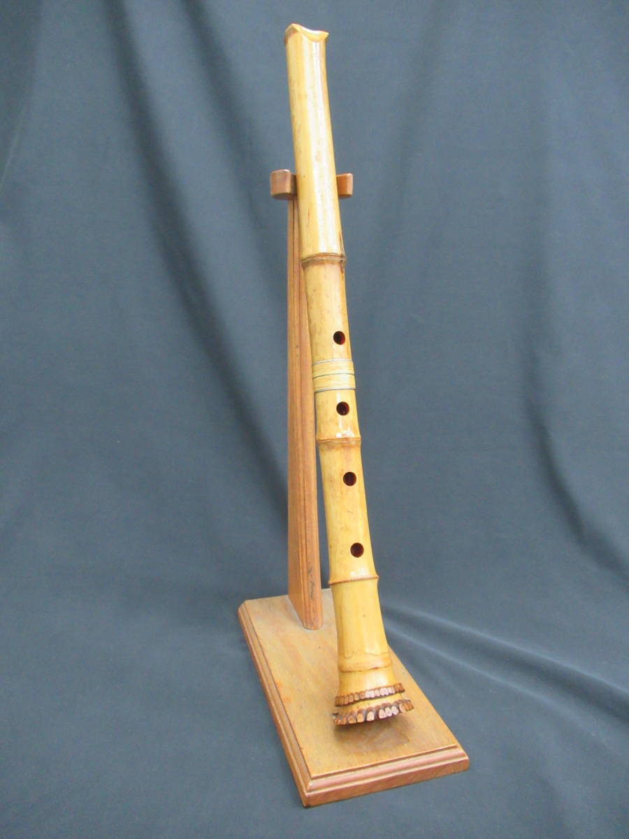 a*☆中古品 尺八 全長55cm 和楽器☆ 和楽器 尺八