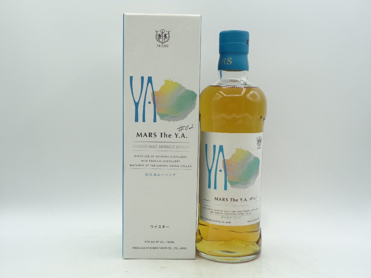 MARS THE Y.A. #2 マルス 屋久島エージング ブレンデッド モルト ジャパニーズ ウイスキー 700ml 49% 箱入 未開封 古酒 X242906