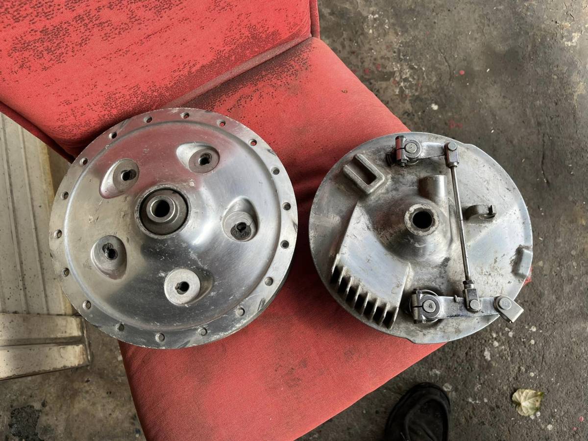 SR400 2H6 純正 SR400 SR500 フロント ドラムブレーキ フロント