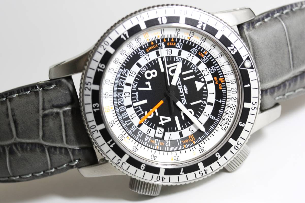 FORTIS フォルティス カリキュレーター 自動巻き腕時計 666.10.148 200m防水 中古