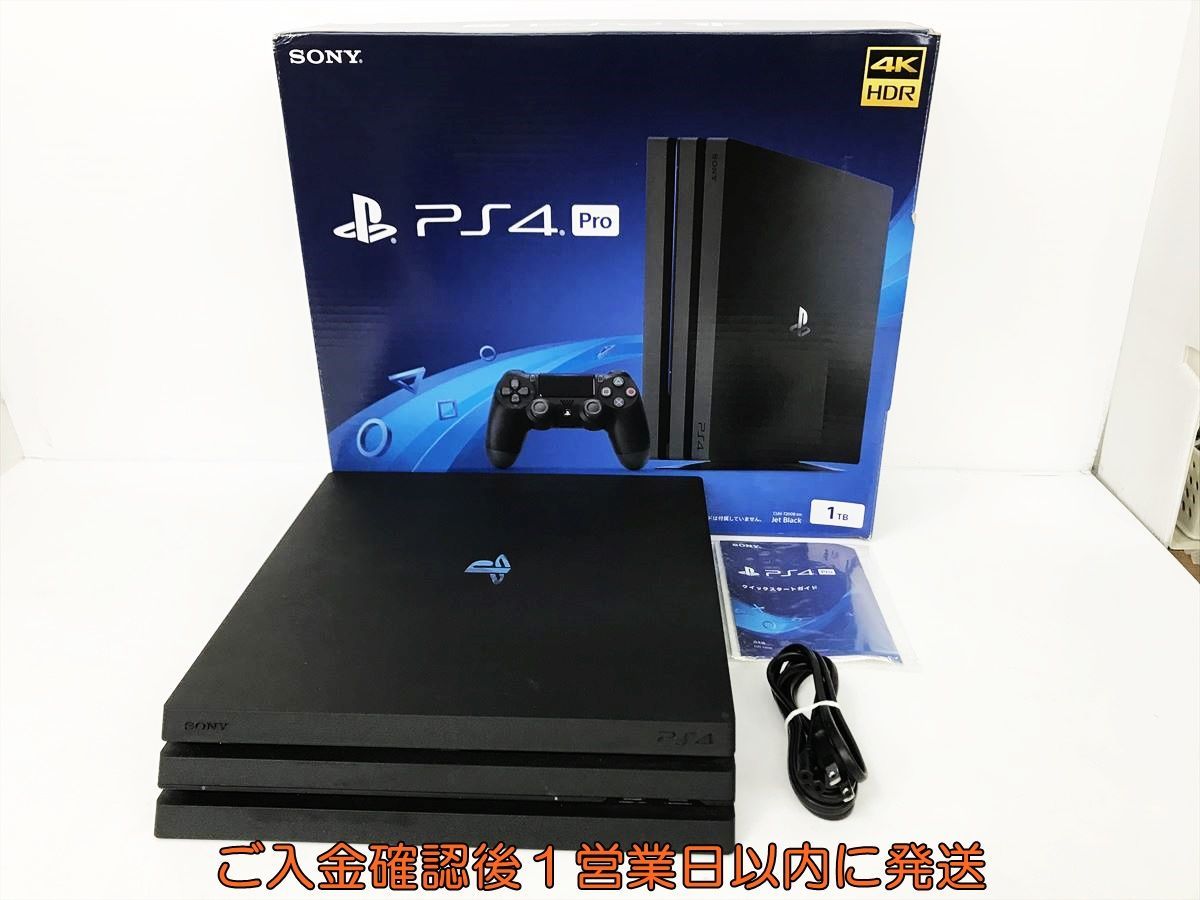 1円】PS4 Pro 本体/箱 セット 1TB ブラック SONY PlayStation4 CUH
