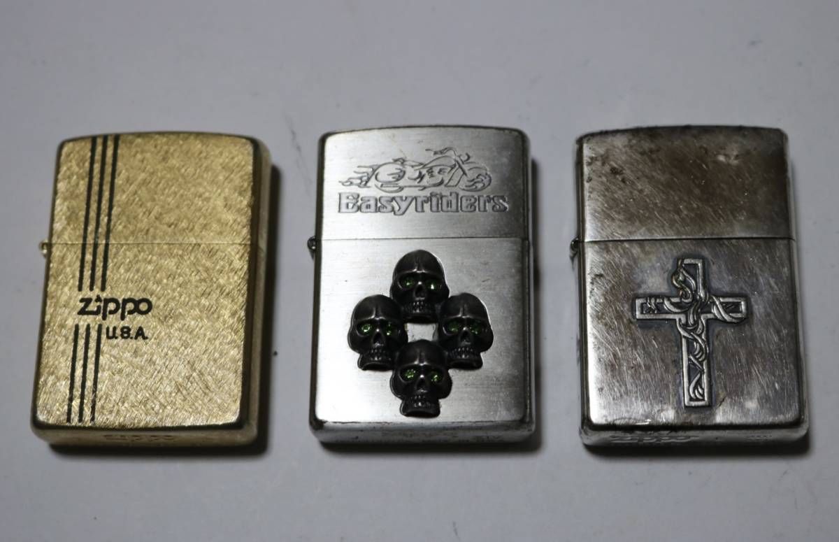 ZIPPO ジッポライター 3個 中古品 3個セット □ ライター 2026年最新Yahoo!