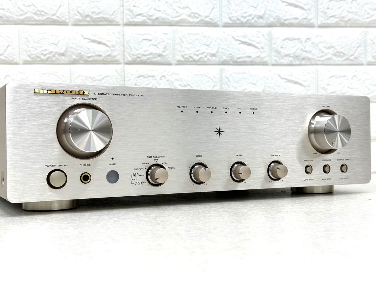 A522(100) marantz マランツ PM6100SA プリメインアンプ 中古