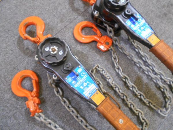 ☆象印 YA-160 レバーブロック 1.6t 2本 中古 YA-160 象印