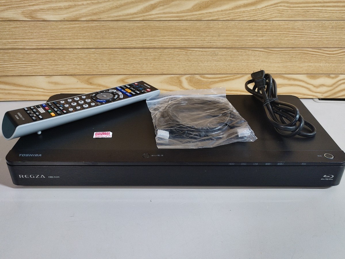 1TB☆14年☆東芝/REGZA☆HDD/BDレコーダー☆DBR-Z420☆2番組同時録画