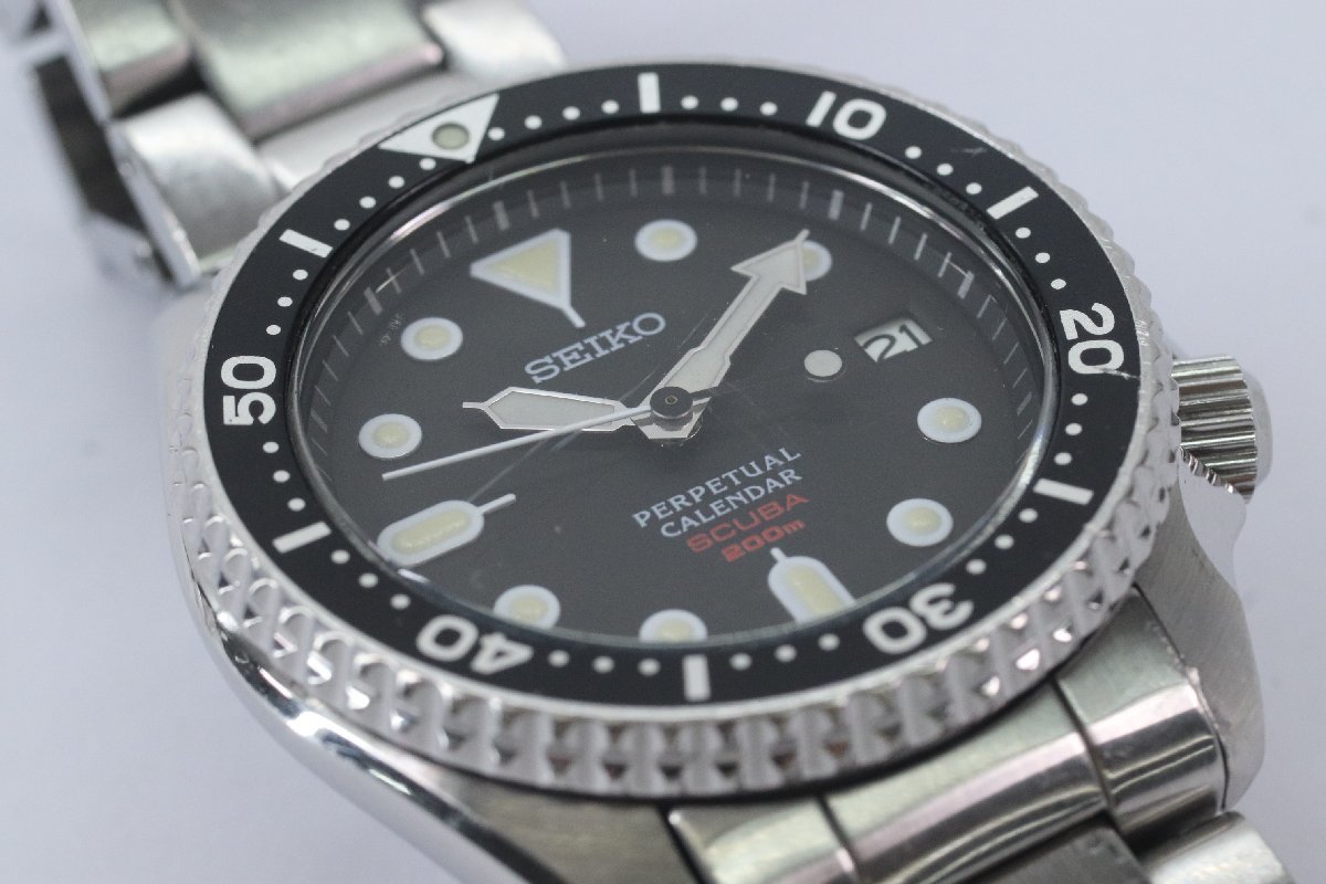 SEIKO セイコー 8F35-00A0 ダイバー SCUBA 200m パーペチュアル