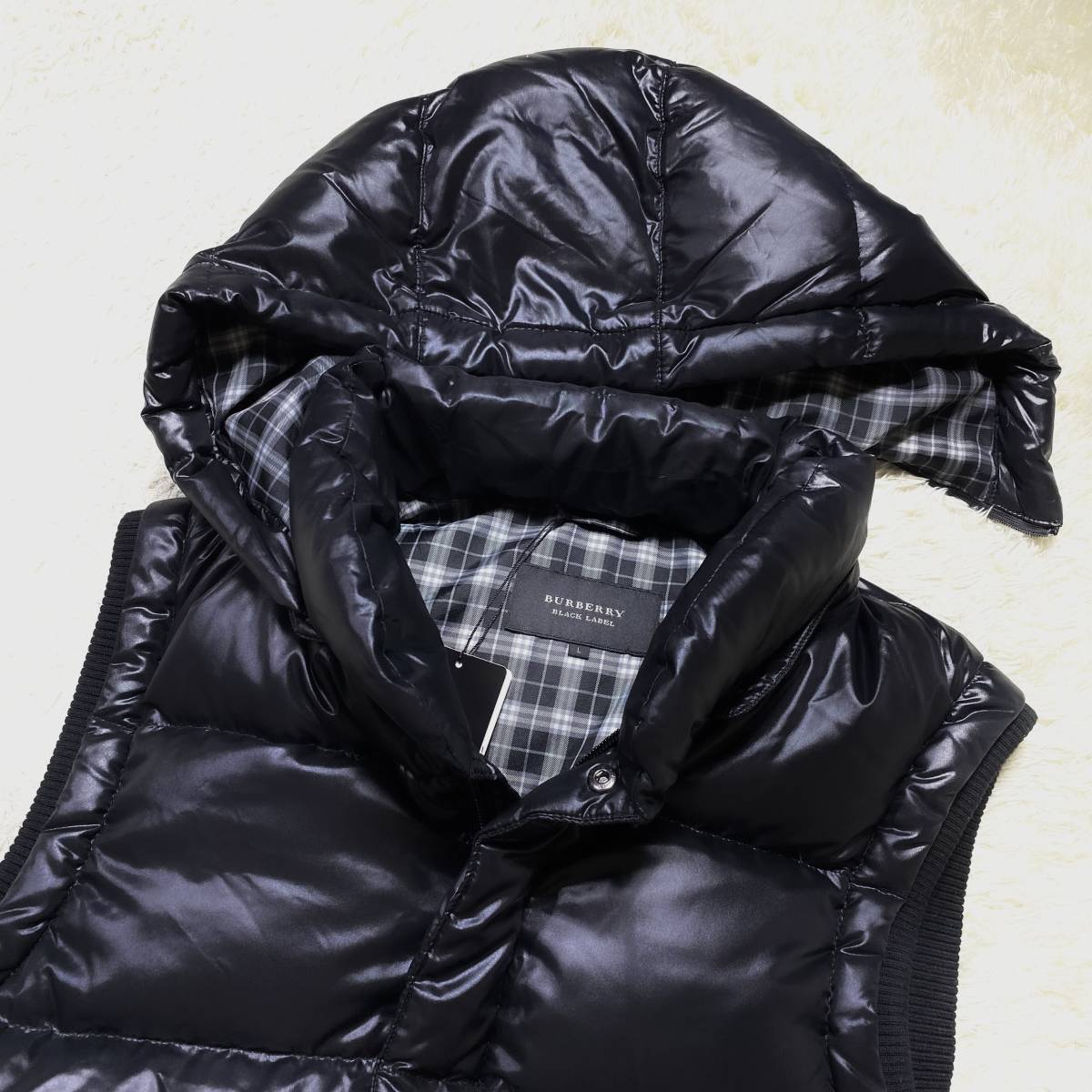BURBERRY BLACKlabel ダウンベスト L BURBERRYBLACKlabelダウンベストL