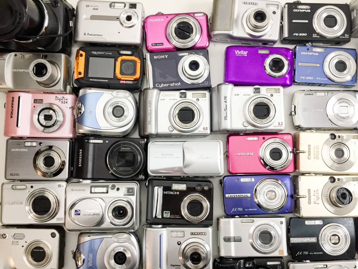 100台 ジャンクデジカメ コンパクトデジタルカメラ 大量 まとめ売り