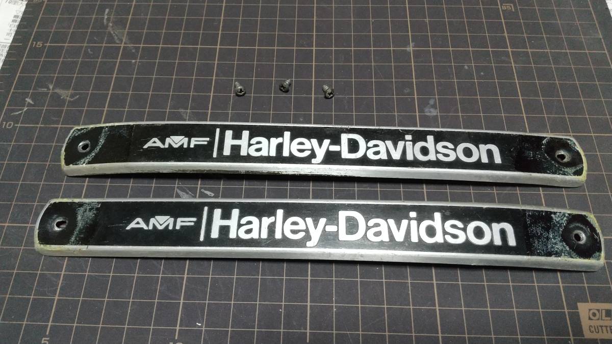ハーレーダビッドソン 純正タンクエンブレム AMF FLH FL(ハーレー 